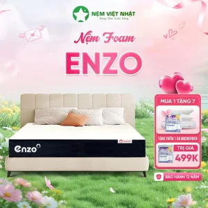 Nệm Foam Đa Tầng Việt Nhật Enzo – Gấp Đôi Êm Ái, Chuẩn Khách Sạn