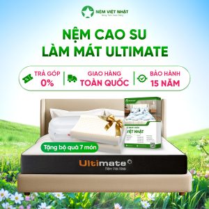 Nệm Cao Su Làm Mát Việt Nhật Ultimate – Nâng Đỡ Vững Chắc, Làm Mát Vượt Trội