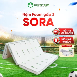 Nệm Foam Việt Nhật Sora – GẤP 3
