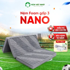 Nệm Foam Việt Nhật Nano – GẤP 3